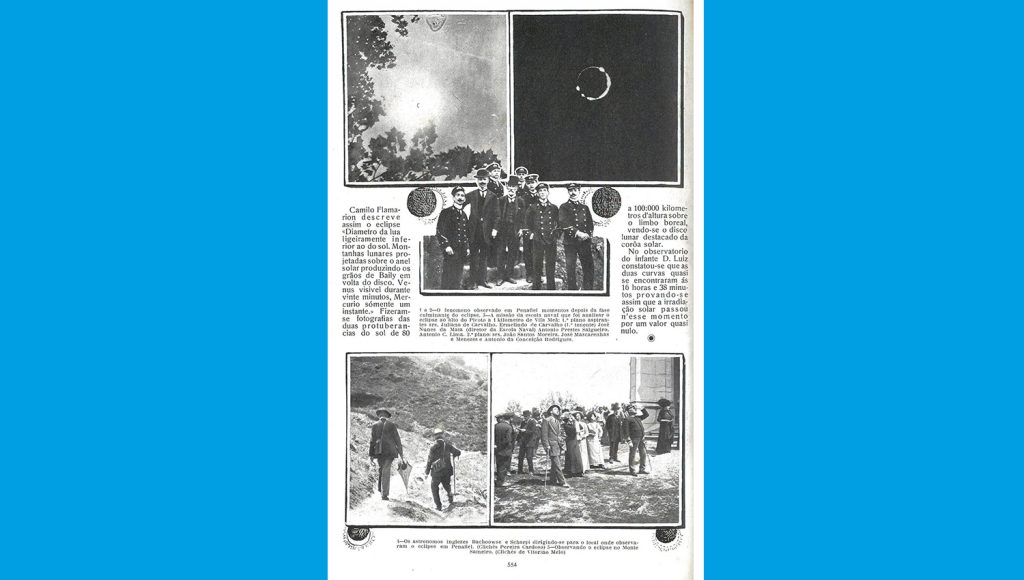 Penafiel foi o palco principal de eclipse total do Sol em 1912 1 EclipsePenafiel fin