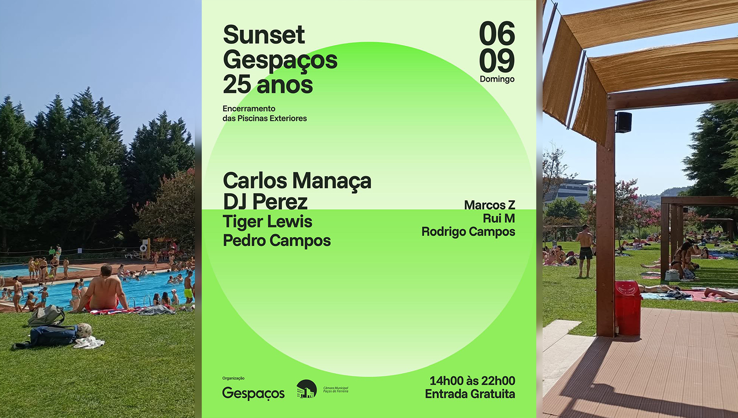 Música e animação marcam o encerramento da época balnear das Piscinas Exteriores da Gespaços 3 Gespacos25anos