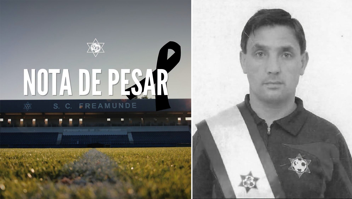 Luto no SC Freamunde: Morreu Eugénio Martins Pereira, ex-diretor e sócio do clube 3 LutoSCF Eugenio