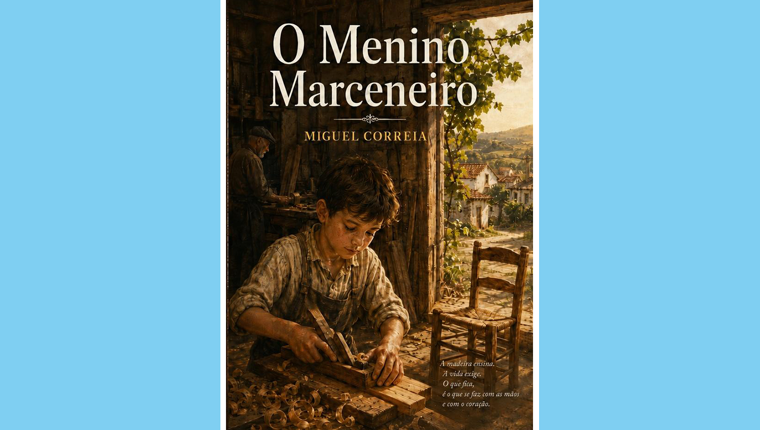 «O Menino Marceneiro»: Novo romance de Miguel Correia retrata a vida de um artesão da ditadura à liberdade 3 MeninoMarceneiro
