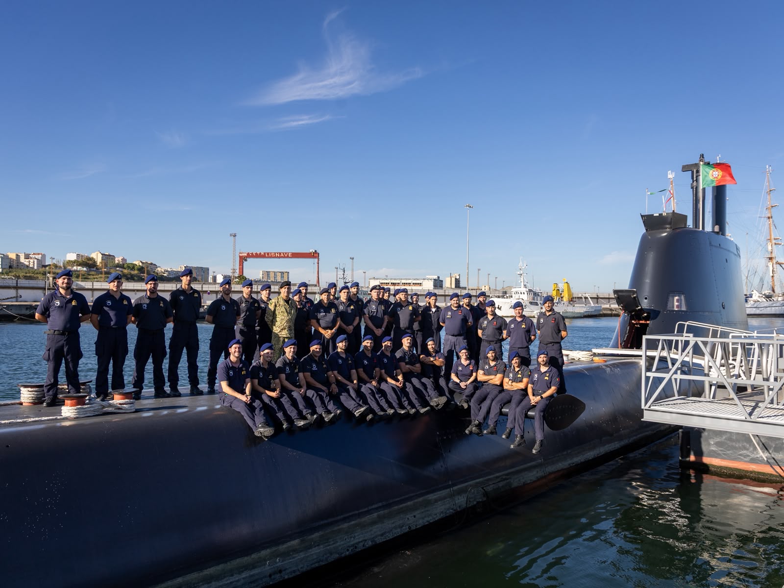 Submarino NRP Tridente parte em missão de dois meses no Atlântico Norte 3 TridenteNRP