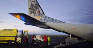 Esquadra 502 da Força Aérea realiza transporte médico urgente de bebé de um mês 1 Esquadra1