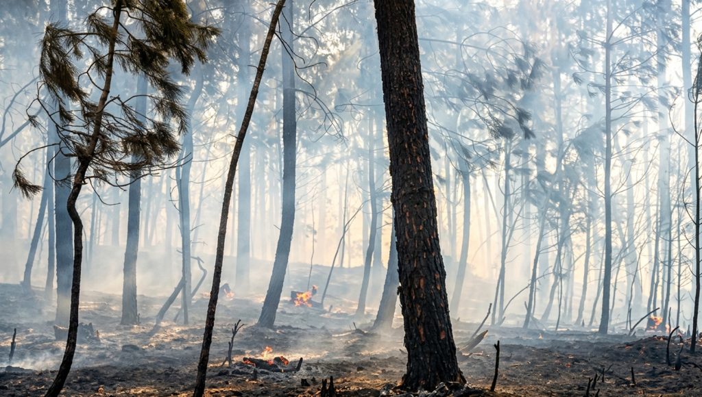 Dois detidos por incêndio florestal em Lordelo após queimada descontrolada 1 IncendioLordelo