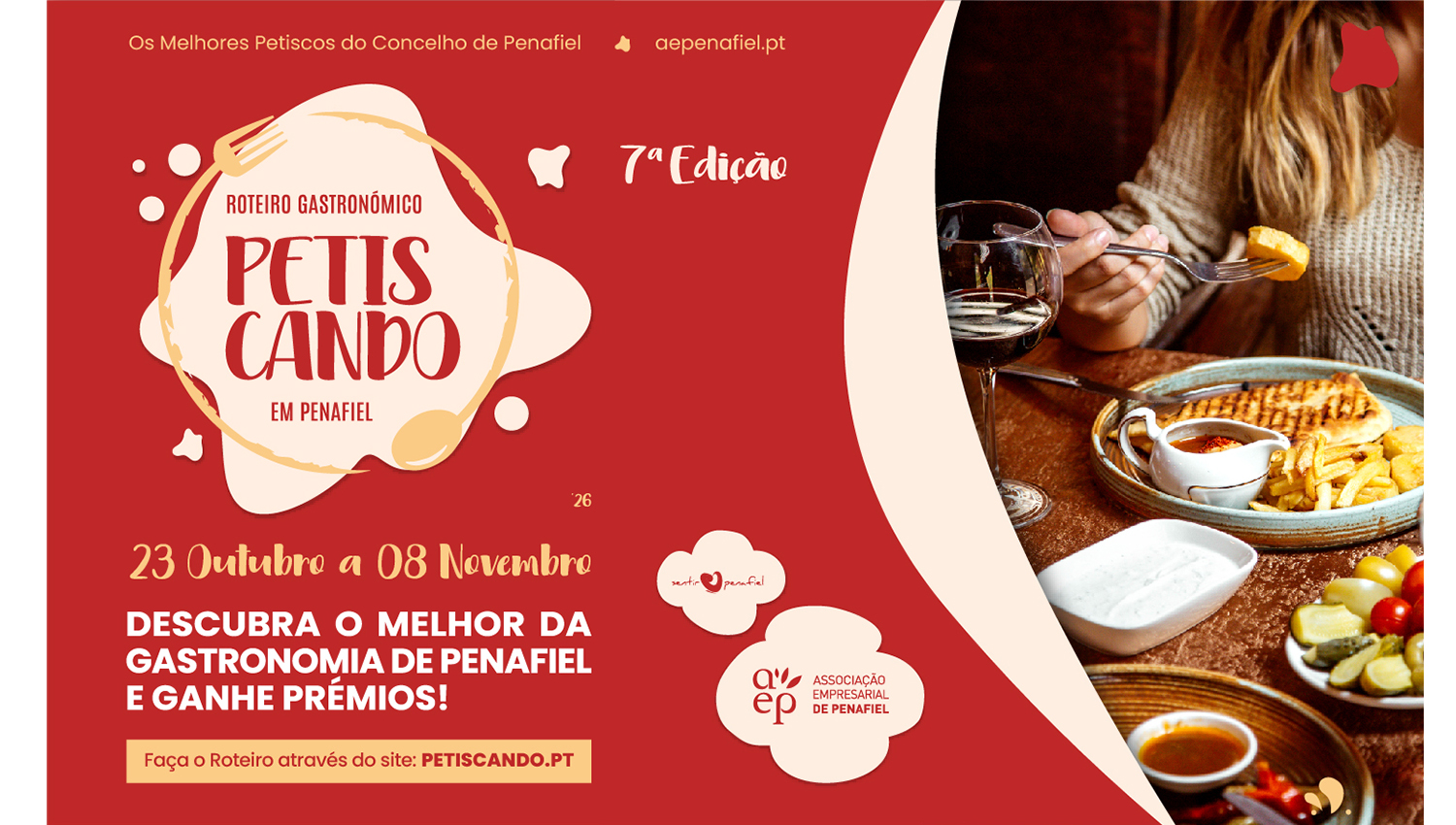 7.ª edição do “Petiscando” promove a gastronomia de Penafiel com número recorde de participantes 3 Petiscando2026a